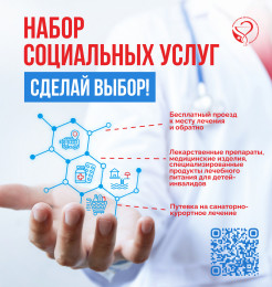 Набор социальных услуг для федеральных льготников