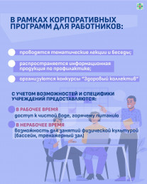 Программы укрепления здоровья на рабочем месте Программы укрепления здоровья на рабочем месте