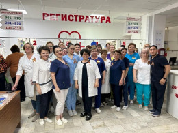 Сотрудники городской больницы Анапы присоединились к акции «Георгиевская ленточка»