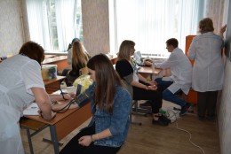 Студенты прошли медицинское обследование