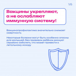 Прививки необходимы для защиты вашего ребёнка!