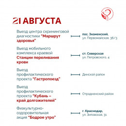 С 18 по 24 августа в Краснодарском крае пройдут мероприятия, приуроченные к неделе отказа от алкоголя