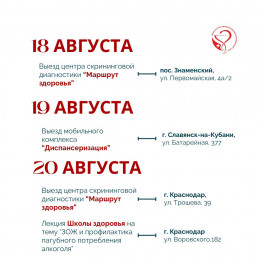 С 18 по 24 августа в Краснодарском крае пройдут мероприятия, приуроченные к неделе отказа от алкоголя