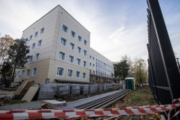 Капремонт Роддома Анапы выполнен на 80% Капремонт Роддома Анапы выполнен на 80%