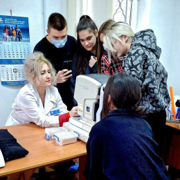 Учащиеся школы №7 в проекте "Путь в медицину"