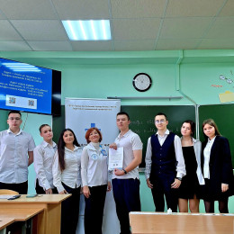 Учащиеся школы №7 в проекте "Путь в медицину"