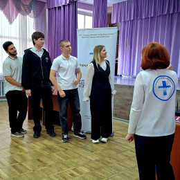 На неделе медики провели мероприятия проекта «Путь в медицину» 