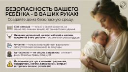 Безопасность вашего ребенка - в ваших руках!