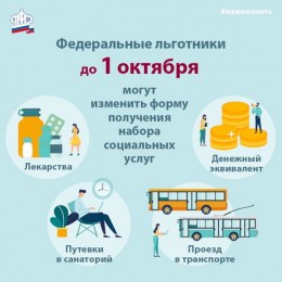 Определиться с формой получения социальных услуг нужно до 1 октября