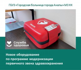 Новое оборудование по программе модернизации первичного звена здравоохранения Новое оборудование по программе модернизации первичного звена здравоохранения