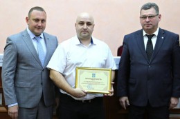 Благодарность администрации МО г .-к. Анапа вручили коллективу отделения медицинской профилактики
