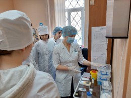 Будущие медики посетили отделение медицинской профилактики